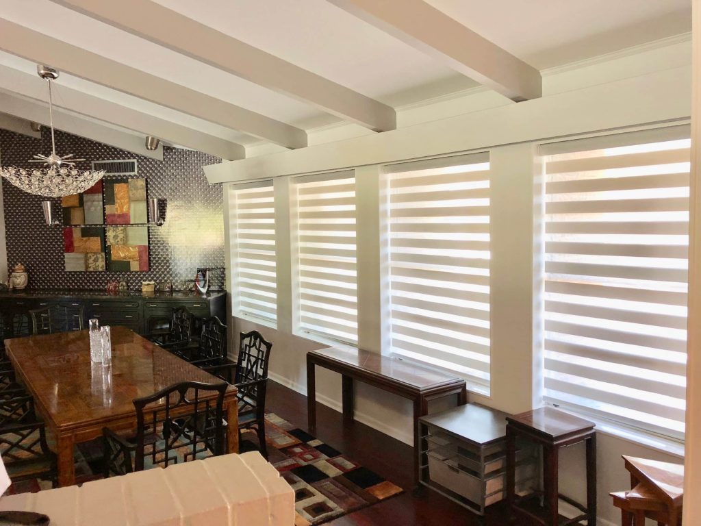 Graber Layered Shades Dining Room (1)