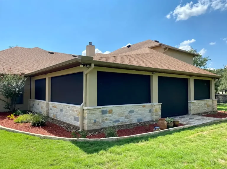 Outdoor Shades Covered Patio