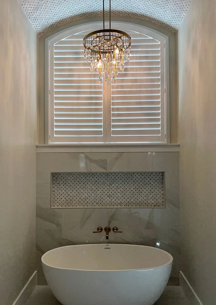 shutters over bathtub