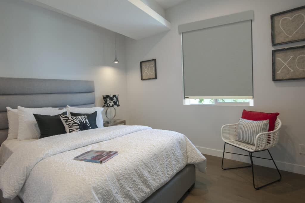 Norman Roller Shade Bedroom